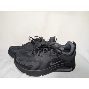 NIKE AIR MAX 200 (GS) Triple Black/Anthracite Size 7 Youth/Wmns 8.5 AT5627 001
